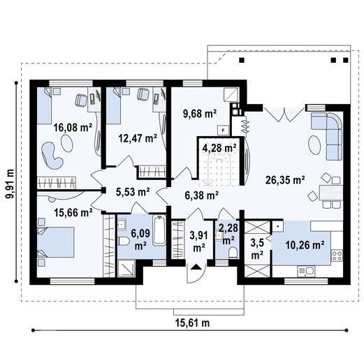 Butik Villa 123 Metrekare - Görsel 4