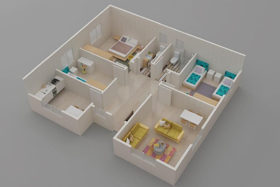 Kayseri Prefabrik 98 mt - Görsel 3